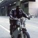 Blade on a bike